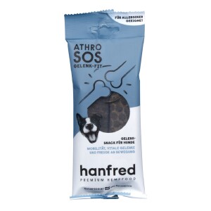 HANFRED Snack Nahrungsergänzung HANF 15% SOS Athro Gelenk-Fit 65g für Hunde