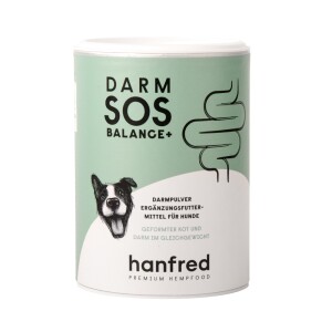 HANFRED Nahrungsergänzung SOS Balance+ Pulver 65g für Hunde