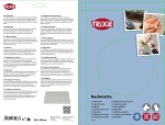 TRIXIE Zubehör Backmatte für Kekse Herz oder Knochenform Silikon für Hunde Katzen