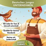 HAPPY FARMS Einzelfuttermittel knusprige SOLDATENFLIEGENLARVEN hohe Qualität