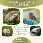 HAPPY FARMS Einzelfuttermittel knusprige SOLDATENFLIEGENLARVEN hohe Qualität