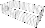 FLAMINGO Freigehege PETER schwarz Metall 140 x 70x 35cm...