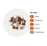 QCHEFS Ergänzungsfuttermittel DREIERLEI Käsesnacks 65g stoppt Mundgeruch Hund