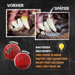 QCHEFS Ergänzungsfuttermittel DREIERLEI Käsesnacks 65g stoppt Mundgeruch Hund