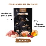 BOSCH softes Alleinfutter SANABELLE JUICY Land-Ente ohne Getreide für Katzen