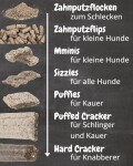 QCHEFS Ergänzungsfuttermittel MMINIS Käsesnack 75g stoppt Mundgeruch Hund