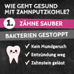 QCHEFS Ergänzungsfuttermittel ZAHNPUTZKOHLE 70g gegen Zahnstein für Katzen