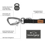 KOCH Hundeleine SAFETY WATERPROOF Sicherheitskarabiner Aluminium 2m & 3m