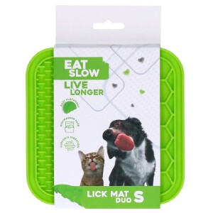 HOFMAN ANIMAL CARE Schleckmatte Eat Slow Live Longer DUO Größe S-L für Hunde