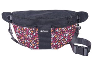 PETLANDO Umhängetasche HAPPINESS Crossbag 30 x 20cm Flasche Leckerli Kotbeutel