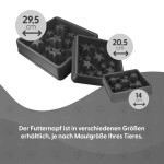 HOFMAN ANIMAL CARE Anti-Schlingnapf Eat Slow Live Longer STAR versch. Größen Farben