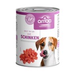 SAGAFLOR Nassfutter ARRIBA mit SCHINKEN getreide- und glutenfrei für Hunde