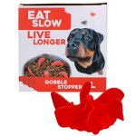 HOFMAN ANIMAL CARE Antischlingeinsatz Eat Slow Live Longer Gobble Stopper Silikon S / L
