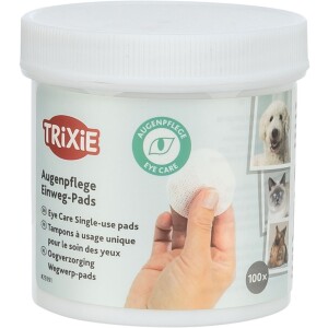 TRIXIE Augenpflege EINWEG-PADS 100 St. Aloe Vera für alle Haustiere