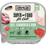 MACS Nassfutter CAT ENTE KANINCHEN und RIND Schale 100g...