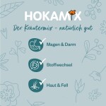 GRAU Ergänzungsfutter HOKAMIX Vitality Booster für Stoffwechsel für Hunde