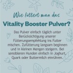 GRAU Ergänzungsfutter HOKAMIX Vitality Booster für Stoffwechsel für Hunde