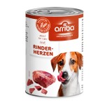 SAGAFLOR Nassfutter ARRIBA mit RINDERHERZEN getreide- und...