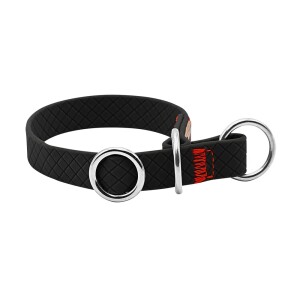 Koch Halsband ZUGSTOPP Schlupfhalsband WATERPROOF Schwarz XXS-XL für Hunde