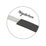 Koch Halsband ZUGSTOPP Schlupfhalsband WATERPROOF Schwarz XXS-XL für Hunde