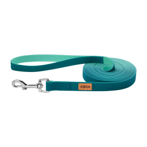 KOCH Schleppleine WATERPROOF BICOLOR mit Handschlaufe versch. Größen für Hunde