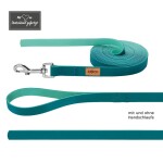 KOCH Schleppleine WATERPROOF BICOLOR mit Handschlaufe versch. Größen für Hunde