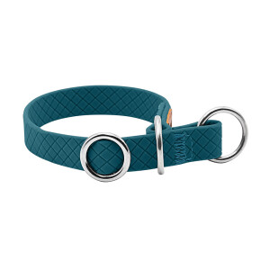 Koch Halsband ZUGSTOPP Schlupfhalsband WATERPROOF Petrol XXS-XL für Hunde