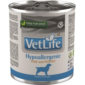 FARMINA Nassfutter VET LIFE NATURAL DIET Hypoallergenic Fish 300g für Hunde