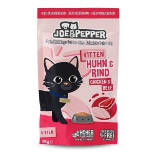PRO PET Nassfutter JOE & PEPPER Pouchpack verschiedene Sorten 125g für Katzen