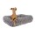 TRENDPET Hundebett Biscuit Cube Grau Breitcord-Optik extradick hochflorig