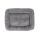 TRENDPET Hundebett Biscuit Cube Grau Breitcord-Optik extradick hochflorig