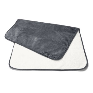 TRENDPET Hundedecke PEARL wasserdichte Membran waschbar anthrazit/beige Oeko-Tex
