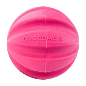 HOFMAN ANIMAL CARE Spielzeug Dog Comets Halley Rosa Ball 6cm Naturkautschuk für Hunde