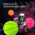 HOFMAN ANIMAL CARE Hundespielzeug Dog Comets SWIFT TUTTLE Orange Ball 6cm Naturkautschuk