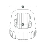 TRENDPET Bett YUKI Grün Breitcord-Optik extradick hochflorig für kleine Hunde und Katzen
