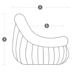 TRENDPET Bett YUKI Grün Breitcord-Optik extradick hochflorig für kleine Hunde und Katzen