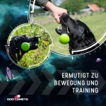 HOFMAN ANIMAL CARE Hundespielzeug Dog Comets METEOR Wurfstock Gummi Grün Squeeker