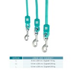 MAX & MOLLY Hundeleine Tauleine Matrix 2.0 Nylon verstellbar gebürstetes Metall 2m oder 3m