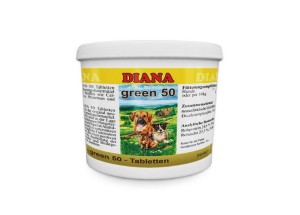 DIANA Ergänzungsfuttermittel GREEN 50 Tabletten Grünlippenmuschel für Hunde