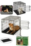 KARLIE Transportkäfig DRAHTBOX schwarz für Hunde