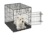 KARLIE Transportkäfig DRAHTBOX schwarz für Hunde