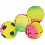TRIXIE Ball NEONBALL Moosgummi schwimmt ø 7 cm...