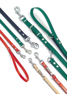 KARLIE Lederführleine KOLIBRI schwarz 200cm/18mm für Hunde