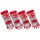 KARLIE Hundesocken DOGGY SOCKS AntiSlip rot-grau S (45mm/35mm)