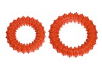 KARLIE Ring RUFFUS Vollgummi AQUA Orange Gr. 12cm