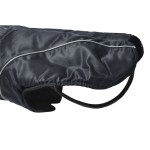 DOGBITE Hundewinterjacke FLEXIBLE SYSTEM Schwarz Mantel für Hunde