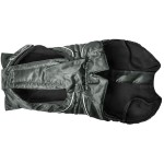 DOGBITE Winterjacke FLEXIBLE SYSTEM Grau Mantel für Hunde 25cm
