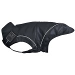 DOGBITE Hunderegenjacke FLEXIBLE SYSTEM Schwarz Mantel...