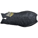 DOGBITE Hunderegenjacke FLEXIBLE SYSTEM Schwarz Mantel...