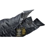 DOGBITE Hunderegenjacke FLEXIBLE SYSTEM Schwarz Mantel für Hunde